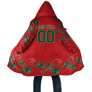 Custom Morocco Desert Rose Floral Cloak Africa Women’s Football Champion Series 2026