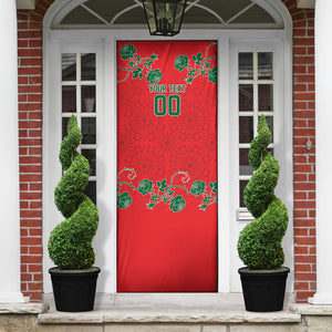Custom Morocco Desert Rose Floral Door Cover Africa Women’s Football Champion Series 2026
