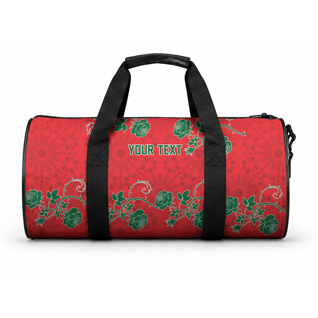 Custom Morocco Desert Rose Floral Duffle Bag Africa Women’s Football Champion Series 2026