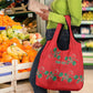 Custom Morocco Desert Rose Floral Grocery Bag Africa Women’s Football Champion Series 2026