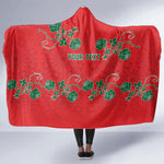 Custom Morocco Desert Rose Floral Hooded Blanket Africa Women’s Football Champion Series 2026
