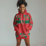 Custom Morocco Desert Rose Floral Hoodie Dress Africa Women’s Football Champion Series 2026