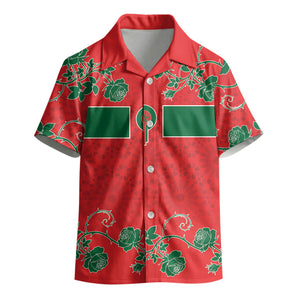 Custom Morocco Desert Rose Floral Kid Hawaiian Shirt Africa Women’s Football Champion Series 2026