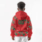 Custom Morocco Desert Rose Floral Kid Hoodie Africa Women’s Football Champion Series 2026