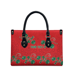 Custom Morocco Desert Rose Floral Leather Bag Africa Women’s Football Champion Series 2026