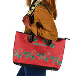 Custom Morocco Desert Rose Floral Leather Tote Bag Africa Women’s Football Champion Series 2026