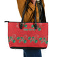 Custom Morocco Desert Rose Floral Leather Tote Bag Africa Women’s Football Champion Series 2026