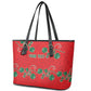Custom Morocco Desert Rose Floral Leather Tote Bag Africa Women’s Football Champion Series 2026