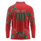 Custom Morocco Desert Rose Floral Long Sleeve Polo Shirt Africa Women’s Football Champion Series 2026