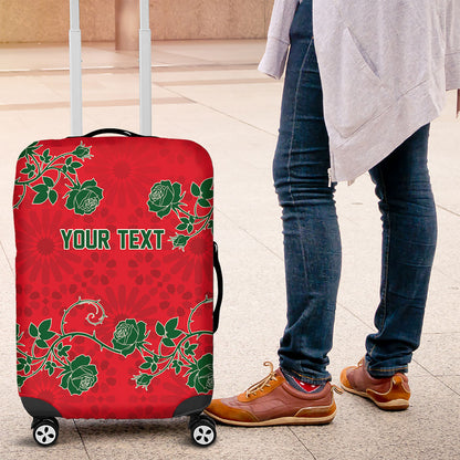 Custom Morocco Desert Rose Floral Luggage Cover Africa Women’s Football Champion Series 2026