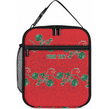 Custom Morocco Desert Rose Floral Lunch Bag Africa Women’s Football Champion Series 2026