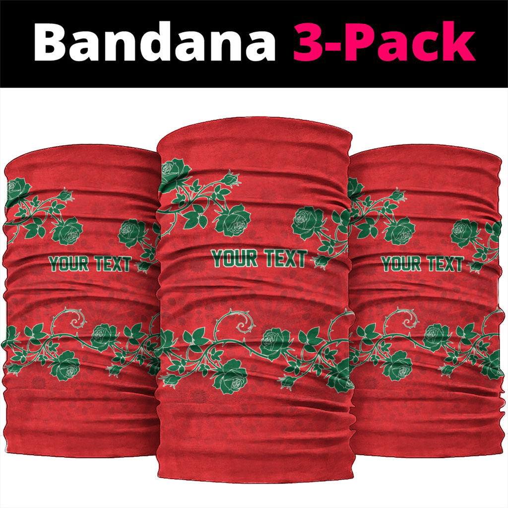 Custom Morocco Desert Rose Floral Neck Gaiter Africa Women’s Football Champion Series 2026