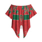 Custom Morocco Desert Rose Floral Off Shoulder Wrap Waist Top Africa Women’s Football Champion Series 2026
