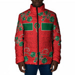 Custom Morocco Desert Rose Floral Padded Jacket Africa Women’s Football Champion Series 2026