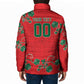 Custom Morocco Desert Rose Floral Padded Jacket Africa Women’s Football Champion Series 2026