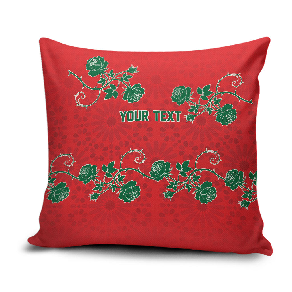 Custom Morocco Desert Rose Floral Pillow Cover Africa Women’s Football Champion Series 2026