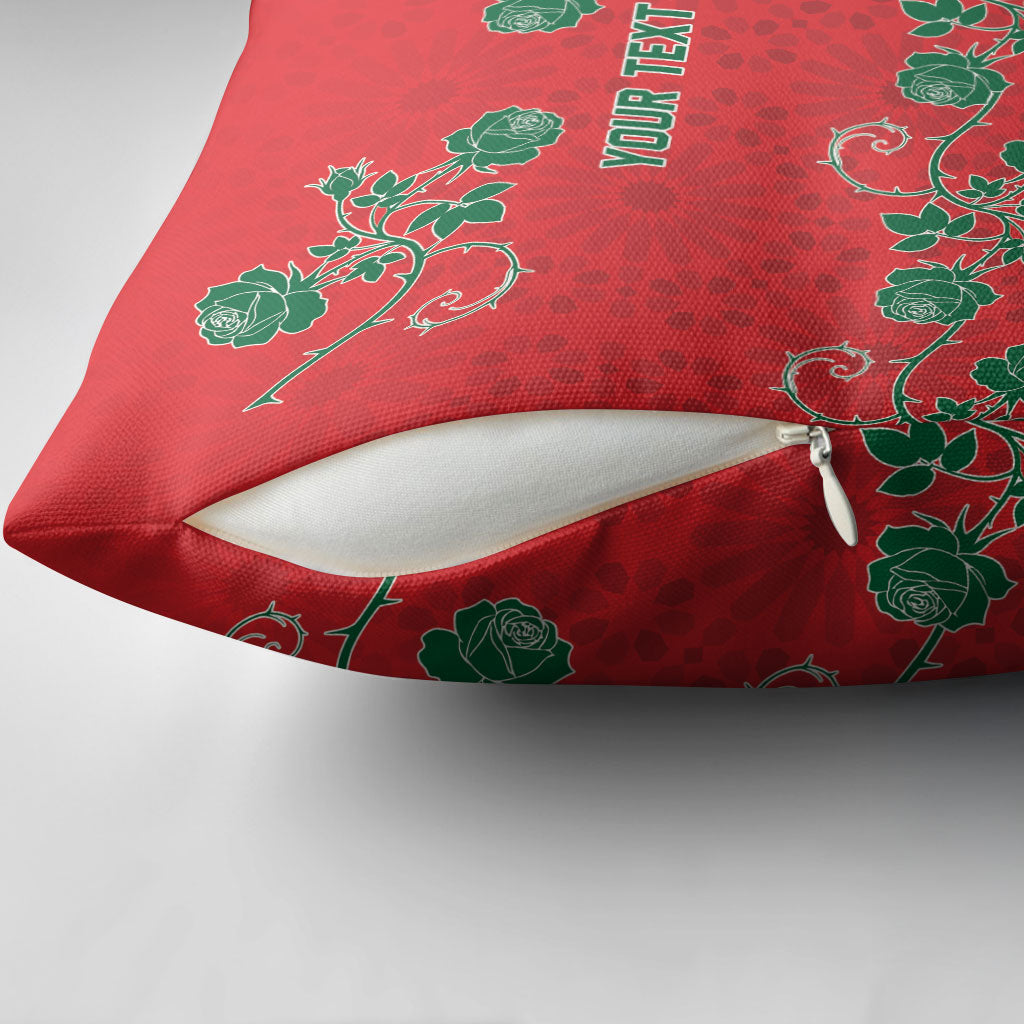 Custom Morocco Desert Rose Floral Pillow Cover Africa Women’s Football Champion Series 2026