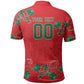 Custom Morocco Desert Rose Floral Polo Shirt Africa Women’s Football Champion Series 2026