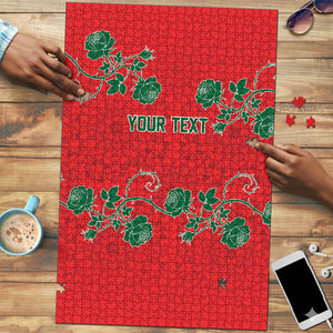 Custom Morocco Desert Rose Floral Puzzle Africa Women’s Football Champion Series 2026