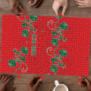 Custom Morocco Desert Rose Floral Puzzle Africa Women’s Football Champion Series 2026