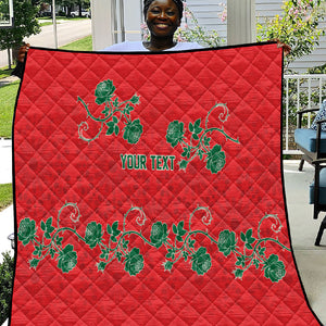 Custom Morocco Desert Rose Floral Quilt Africa Women’s Football Champion Series 2026