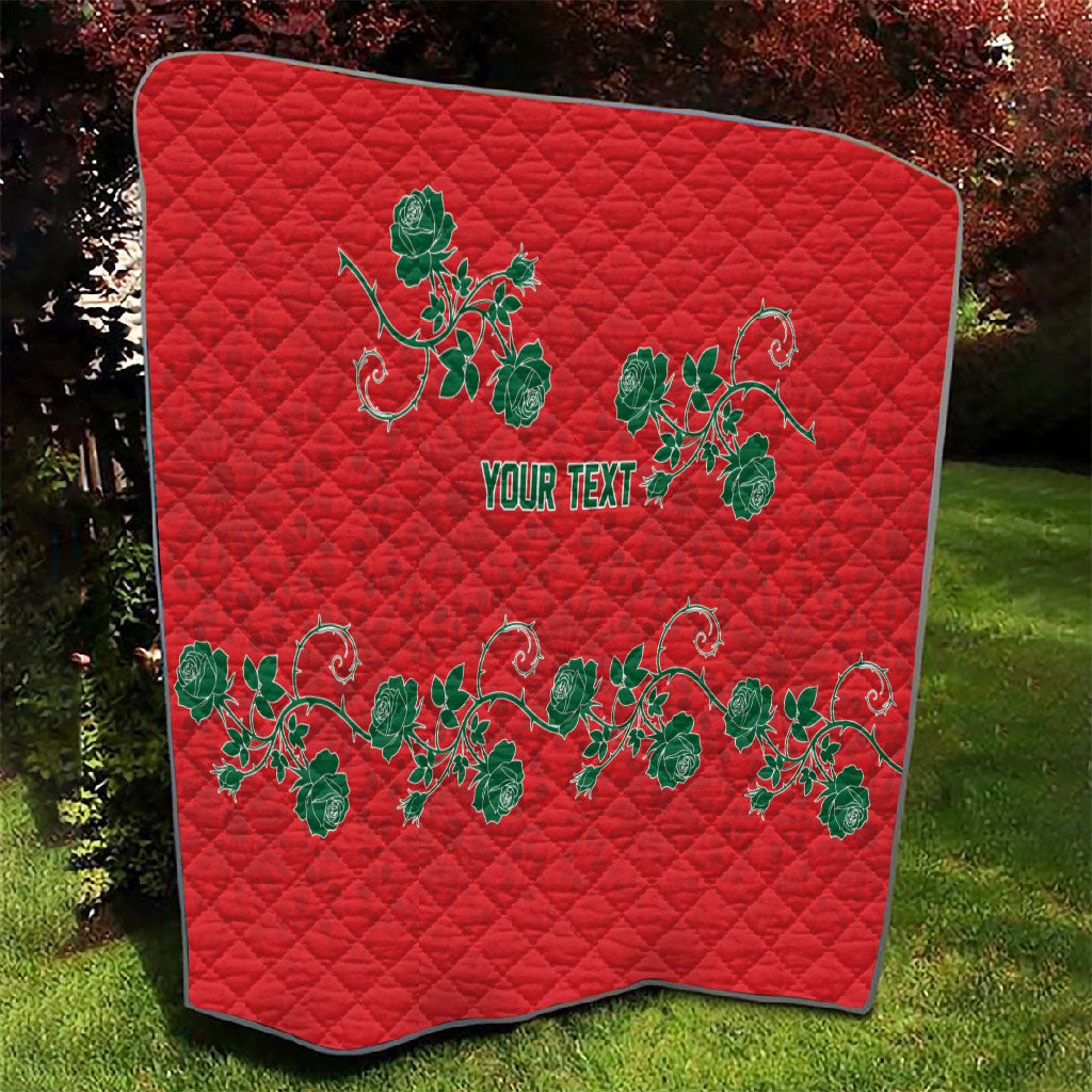 Custom Morocco Desert Rose Floral Quilt Africa Women’s Football Champion Series 2026
