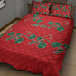Custom Morocco Desert Rose Floral Quilt Bed Set Africa Women’s Football Champion Series 2026