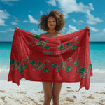 Custom Morocco Desert Rose Floral Sarong Africa Women’s Football Champion Series 2026