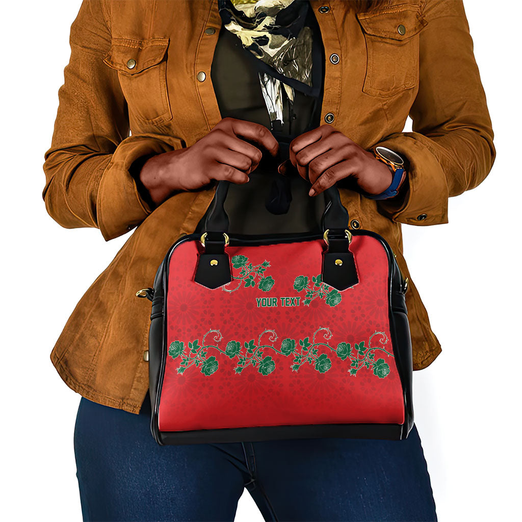 Custom Morocco Desert Rose Floral Shoulder Handbag Africa Women’s Football Champion Series 2026
