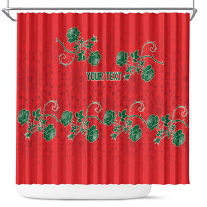 Custom Morocco Desert Rose Floral Shower Curtain Africa Women’s Football Champion Series 2026