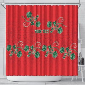 Custom Morocco Desert Rose Floral Shower Curtain Africa Women’s Football Champion Series 2026