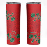 Custom Morocco Desert Rose Floral Skinny Tumbler Africa Women’s Football Champion Series 2026
