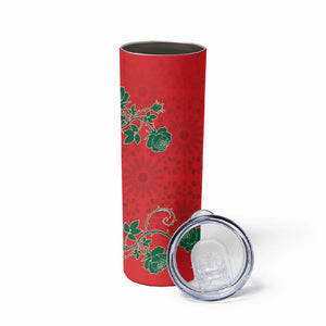 Custom Morocco Desert Rose Floral Skinny Tumbler Africa Women’s Football Champion Series 2026
