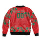 Custom Morocco Desert Rose Floral Sleeve Zip Bomber Jacket Africa Women’s Football Champion Series 2026
