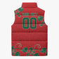 Custom Morocco Desert Rose Floral Sleeveless Puffer Jacket Africa Women’s Football Champion Series 2026