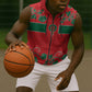 Custom Morocco Desert Rose Floral Sleeveless Zip Hoodie Africa Women’s Football Champion Series 2026