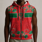 Custom Morocco Desert Rose Floral Sleeveless Zip Hoodie Africa Women’s Football Champion Series 2026