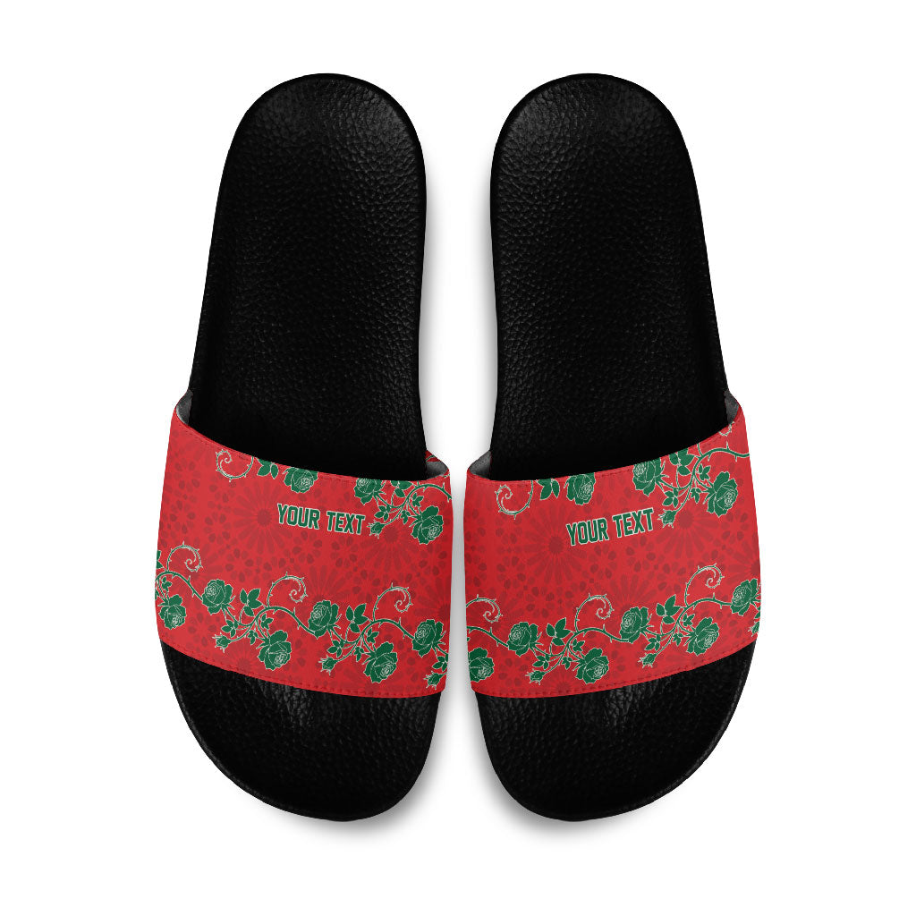 Custom Morocco Desert Rose Floral Slide Sandals Africa Women’s Football Champion Series 2026