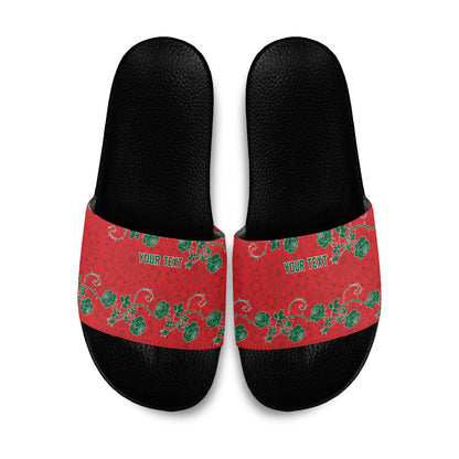 Custom Morocco Desert Rose Floral Slide Sandals Africa Women’s Football Champion Series 2026