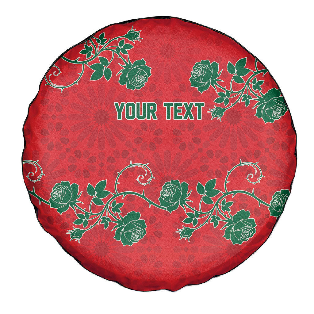 Custom Morocco Desert Rose Floral Spare Tire Cover Africa Women’s Football Champion Series 2026
