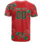Custom Morocco Desert Rose Floral T shirt Africa Women’s Football Champion Series 2026