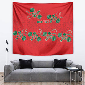 Custom Morocco Desert Rose Floral Tapestry Africa Women’s Football Champion Series 2026
