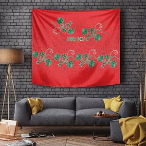 Custom Morocco Desert Rose Floral Tapestry Africa Women’s Football Champion Series 2026