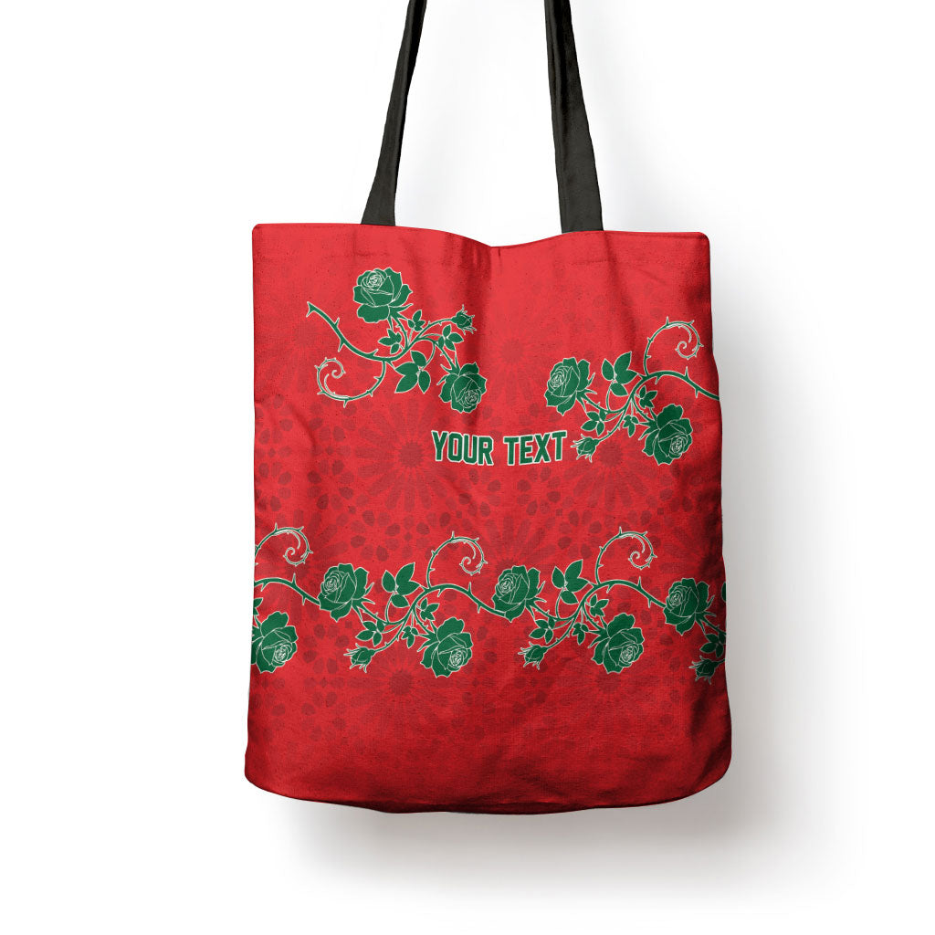 Custom Morocco Desert Rose Floral Tote Bag Africa Women’s Football Champion Series 2026