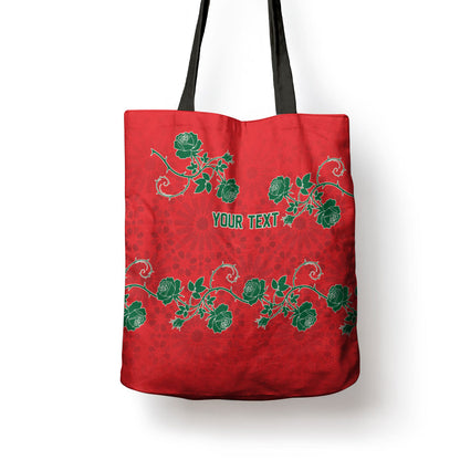 Custom Morocco Desert Rose Floral Tote Bag Africa Women’s Football Champion Series 2026