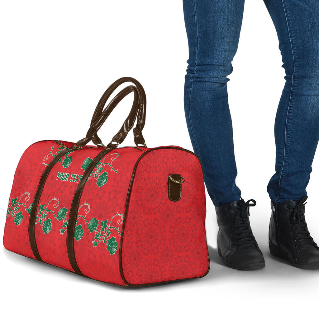 Custom Morocco Desert Rose Floral Travel Bag Africa Women’s Football Champion Series 2026