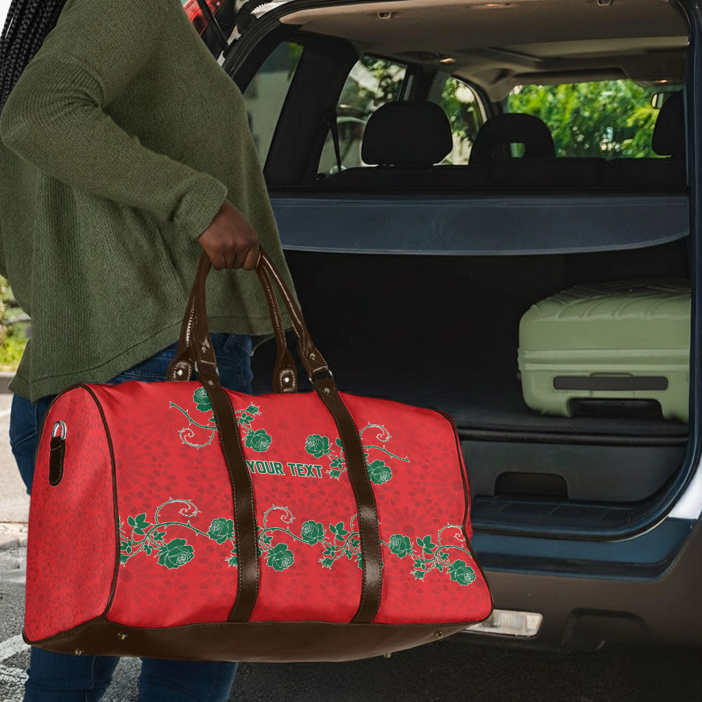 Custom Morocco Desert Rose Floral Travel Bag Africa Women’s Football Champion Series 2026