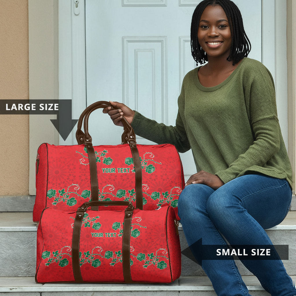 Custom Morocco Desert Rose Floral Travel Bag Africa Women’s Football Champion Series 2026