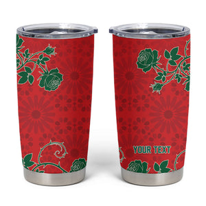 Custom Morocco Desert Rose Floral Tumbler Cup Africa Women’s Football Champion Series 2026