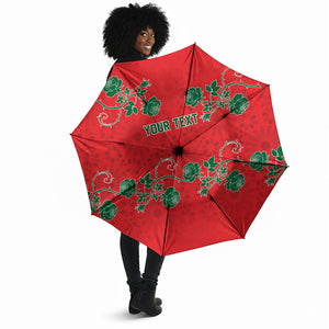 Custom Morocco Desert Rose Floral Umbrella Africa Women’s Football Champion Series 2026
